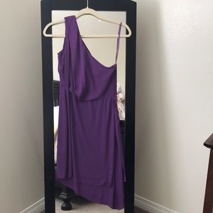 BCBG One shoulder Dress